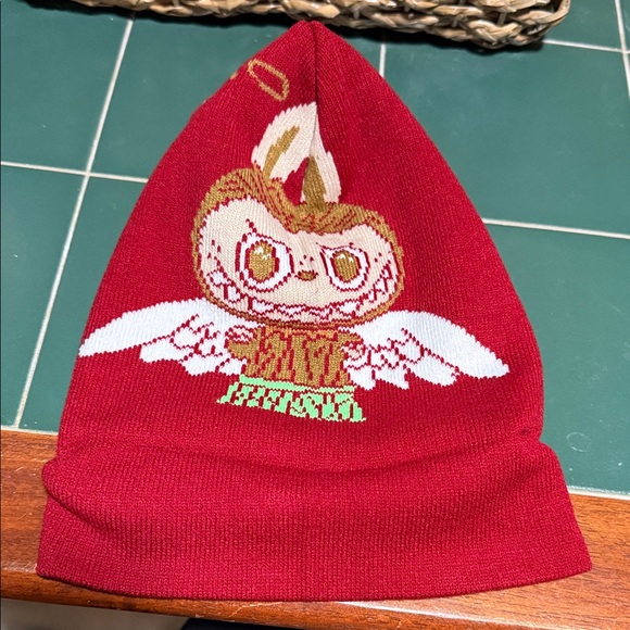 Red Labubu Stocking Cap - Picture 2 of 2
